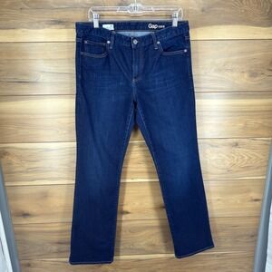 Gap 1969 Perfect Boot Jeans Womens 31X32‎ Dark Wash Denim Mid Rise Classic Fit